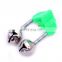 Clamp Tip Clip Ring Green ABS Outdoor Rod Bells Fishing Carp Bite Alarms
