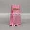 1kg flat bottom coffee packaging / box bottom coffee bag with valve and zipper
