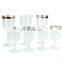 Wedding Party Custom Hard Clear Plastic Champagne Flutes Red Wine Cup Goblet