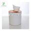 Bamboo round napkin paper box bamboo plastic tissue box with bamboo lid for Kitchen