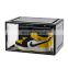 Stackable Display shoe box Clear Transparent Drop Front Basketball Plastic Storage Shoe Sneaker Box With Magnet