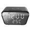 10 W Factory Supply OEM Modern Portable Led Temperature Display Qi Fast Alarm Clock Wireless Charger
