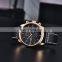 BENYAR 5187 New Sports Men Quartz Wristwatches 100M Waterproof Watch for Men Military Leather Chronograph Men Watch