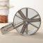 Stainless steel hand powder shaker cup flour sieve sugar flour wire filter vibrating sifter strainer