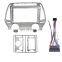 2008-2014 Car Radio Frame Fascia Dash Panel Install Dash Trim Kit Frame With Power Cable