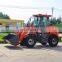 High quality Front loader 1.2ton ZL12 gear box wheel loader 4WD mini loader telescopic  for sale