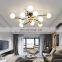 Simple And Modern LED Pendant Light Luxury Living Room Chandelier Lamp 2022 New Nordic Black Ceiling Lamp