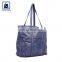 2020 New Stylish Fashion Elegant Look Zip Closure Type Anthracite Fittings Women Genuine Leather Shopper Bag