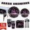 Garden theme party decorations disposable supplies kits cutlery set accessoire de decor de fete