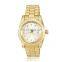 Top Gold Chrono Bling Bling Diamond Watch Custom Hip Hop Watch OEM