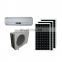 9.6 EER 9000BTU Inverter 48V DC Wall Mounted On Grid Solar AC Air Conditioner With 750W Solar Panels