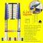 Single Blue Telescopic Ladder with Anti-slip Cushion