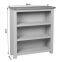 Aspen Dark Grey Oak Low Bookcase