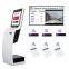 Wireless bank queue system multi-media touch kiosk restaurant equipment