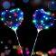 IShine Hot Selling  Theme Party Supplies Wholesale Birthday Decor Party Light Up Led Bobo Balloons