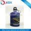 flat aluminum sport water bottle with carabiner