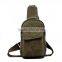 canvas material sport cross bag chest bag for women