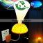 high quality and hot sale mushroom glass lamp decorative ceiling fans with lights