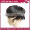 Top 6a Grade Quality 6" 1b# Brazilian Real Human Hair Silk Base Toupee for Men