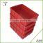 Hard plastic storage containers