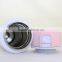 Double Wall Stainless Steel Travel Mug With Push Button Closure Lid