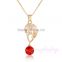 Wholesale gold plated jewelry 18kgp gold necklace