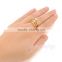 New model star design 18k gold zircon fashion ring finger rings photos