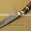 CITIZEN KNIVES, BEAUTIFUL CUSTOM HAND MADE DAMASCUS STEEL HUNTING BOWIE KNIFE