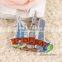gold foil egypt souvenir metal magnet fridge