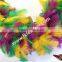Wholesale Mixed Color Flat Turkey Ruff Fluffy 200g Feather Boas