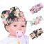 Hot-sales Baby Floral Cotton Headband Baby Hair Accessory Baby Large Bow Hair Band Wh-1816