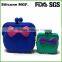 Fashion Women's Silicone Purse 16 Different Colors to Choose Coin Wallet with metal buckle