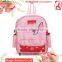 Kids school bag with butterfly pink animal print school backpack for children