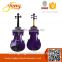 (TL-VP03A )Cheapest plywood Violin Universal vVolin Coloured Violins