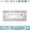 1700mm long white freestanding acrylic bathtub