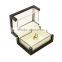 Elegant Wood Acrylic Jewellery Packaging Box with glass pvc for Display