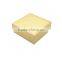 Luxury Golden color leather packaging box for perfume bottle