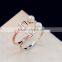 "I DO" Zircon Crystal Pearl Fashion Wedding Ring