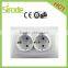 European Eletric Wall Socket With Usb Port