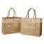 New eco-friendly folding reusable jute tote shopping bag with logo                        
                                                Quality Choice