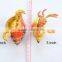 3 inch Plastic Lobster in Conch Fridge Magnet Sea Shells Souvenir Craft