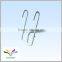 L shape cheaper high quality display goods slat wall metal display hook