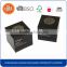 Cardboard paper black glossy printing perfume storage box