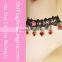 Red Vintage Lace Necklace fashion jewelry made in china wholesale