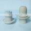 E14 CE plastic lampholder with half thread