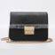 Metal Chain Shoulder Bags Waterproof PU Leather Women Messenger Bag
