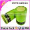 Yason pvc heat shrink cap seal 2015 newest product shrinkable pvc wine cap pvc heat shrink film wine capsule