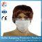 3 Layer Non-woven Fabric Disposable Surgical Dust Filter Ear Loop Mouth Cover Face Mask Yellow Color