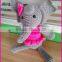 Handmade knitted stuffed toys elephant crochet toys