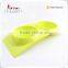 Portable cheap travel custom pink plastic dog bowl